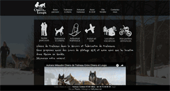 Desktop Screenshot of entrechiensetloups.com